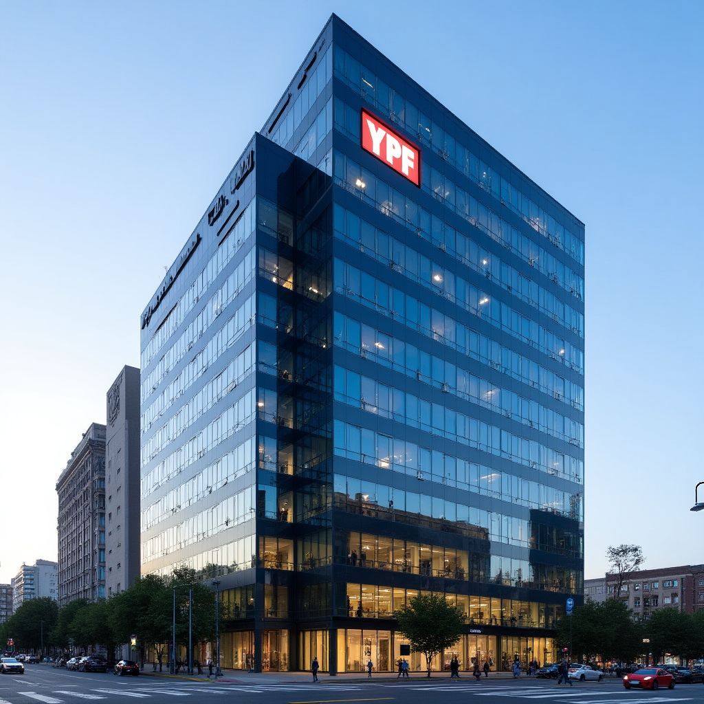 Sede central de YPF en Buenos Aires